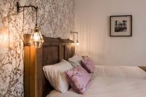 Chambre lits jumeaux séjour en bed and breakfast à St Malo