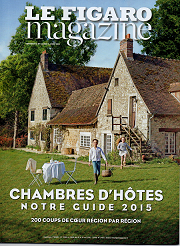 COUVERTURE FIGARO MAGAZINE SPECIAL CHAMBRES D HOTES